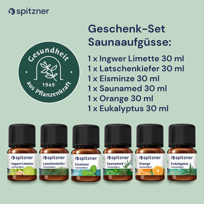 Sinnesreise Sauna-Set 6x30ml