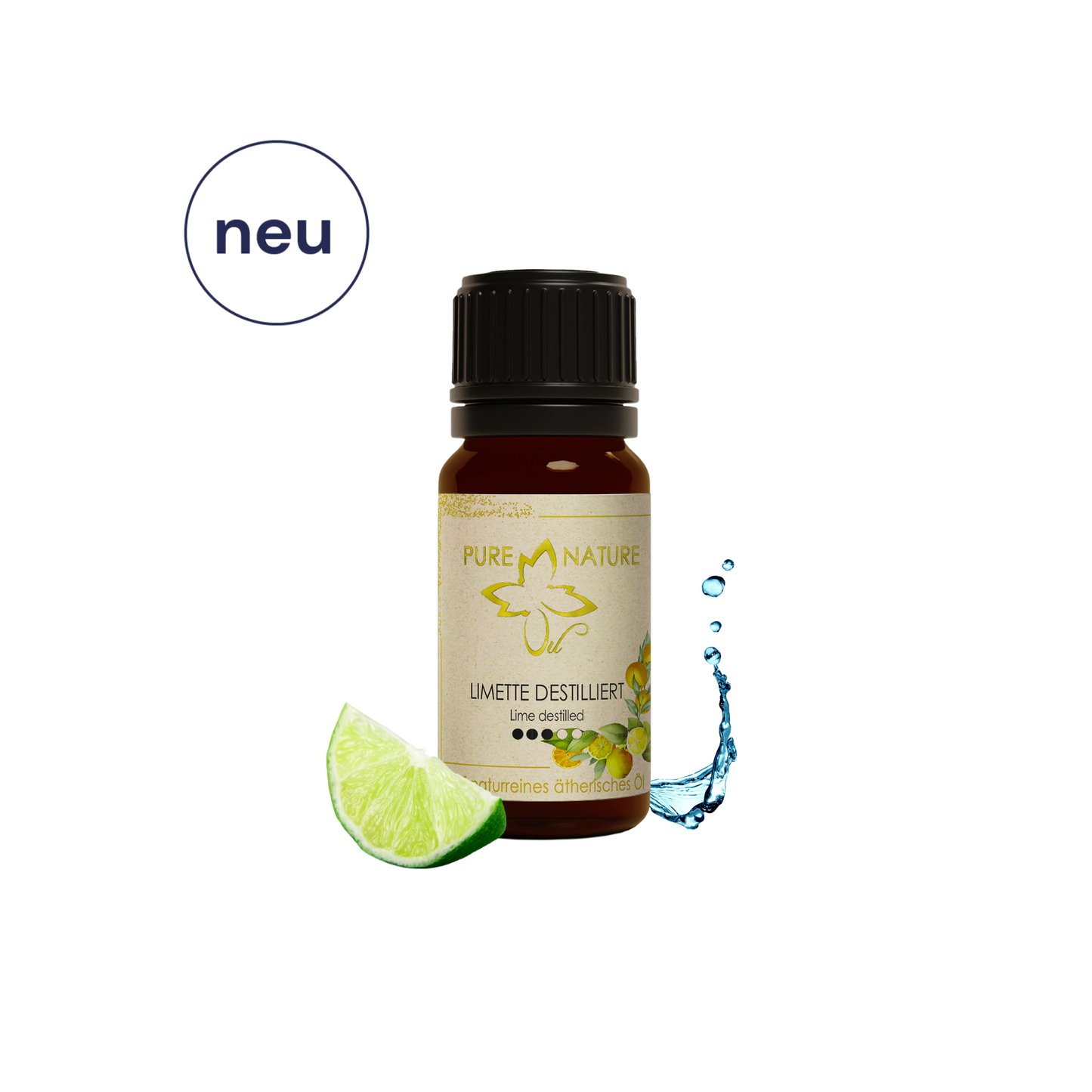 Pure Nature Oil Ätherisches Öl Limette destilliert