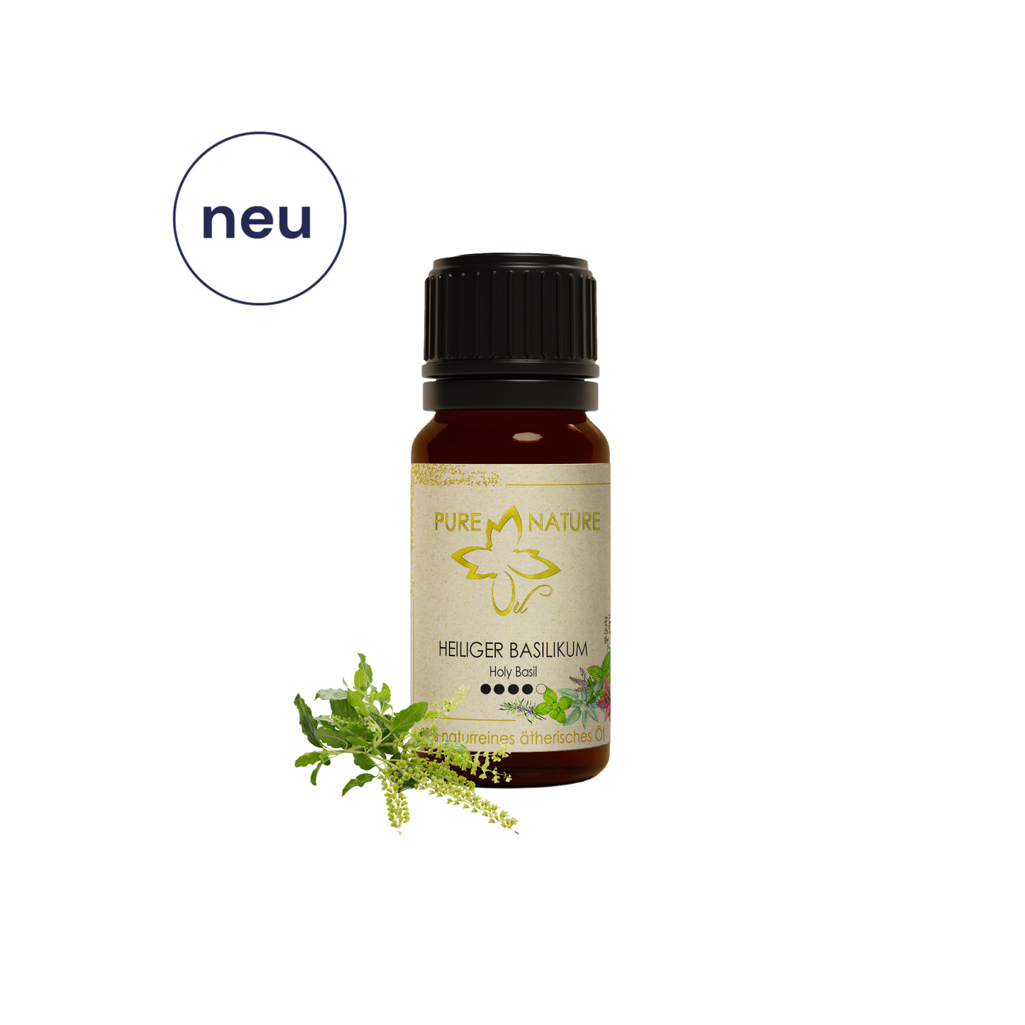 Pure Nature Oil Ätherisches Öl Heiliger Basilikum