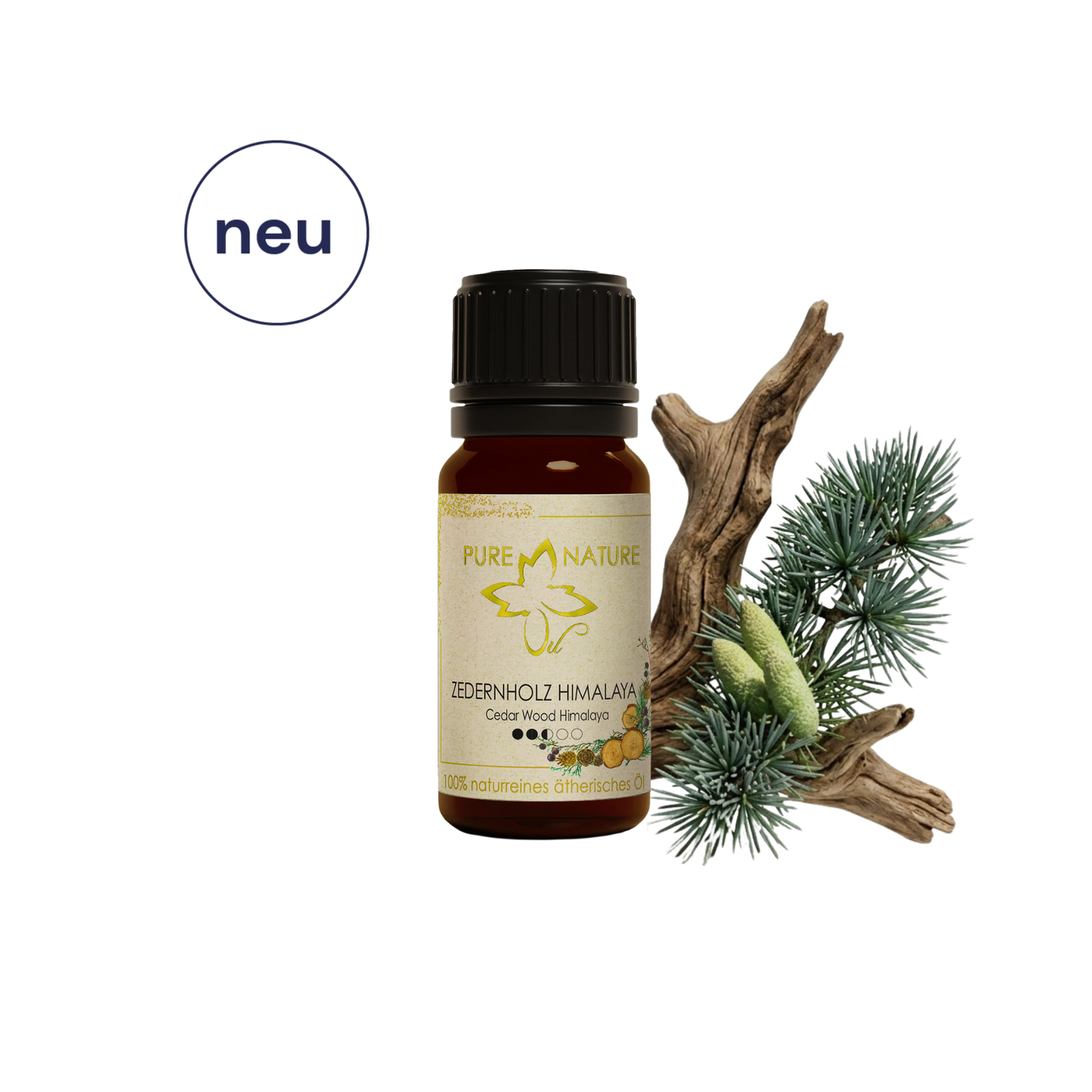 Pure Nature Oil Ätherisches Öl Zedernholz Himalaya