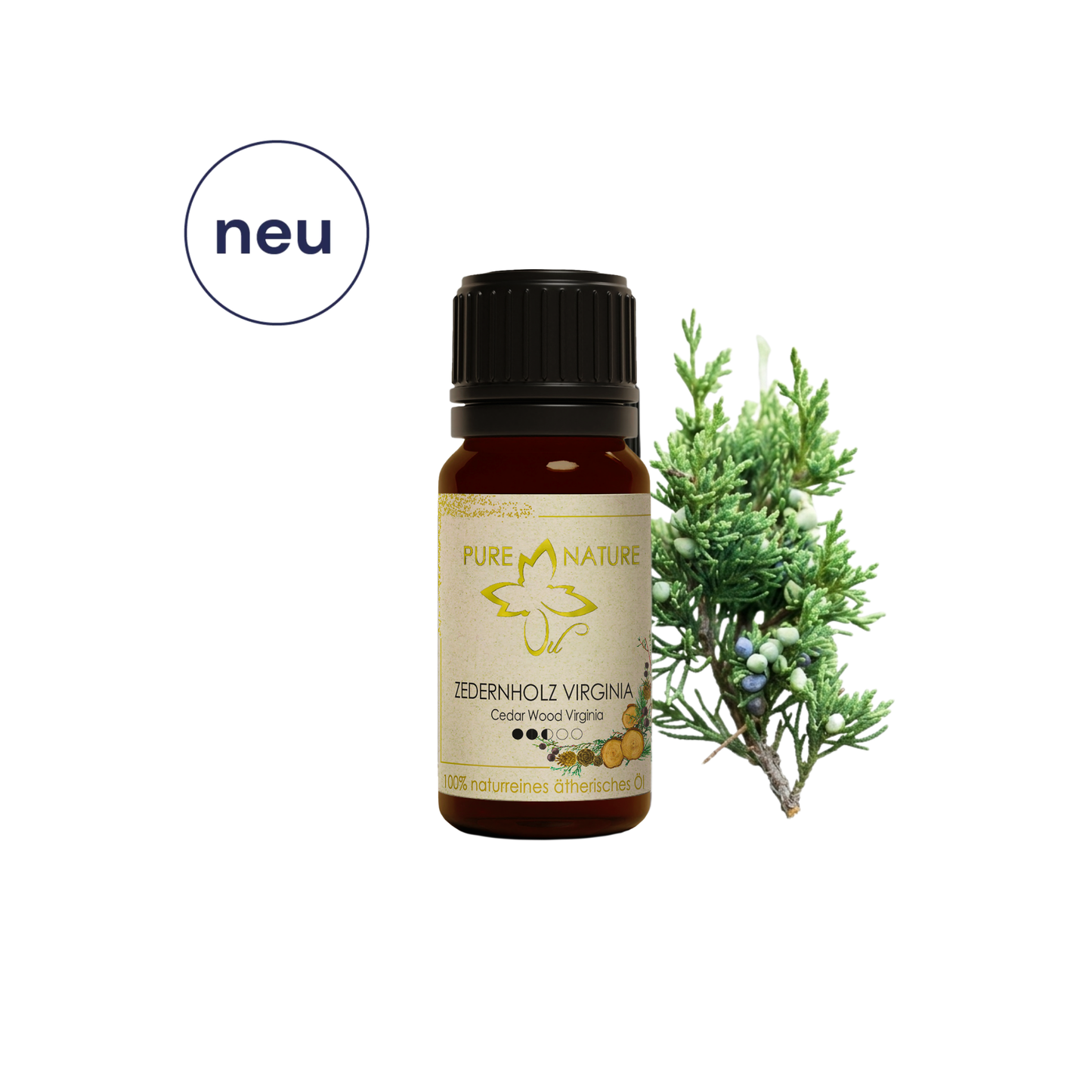 Pure Nature Oil Ätherisches Öl Zedernholz Virginia