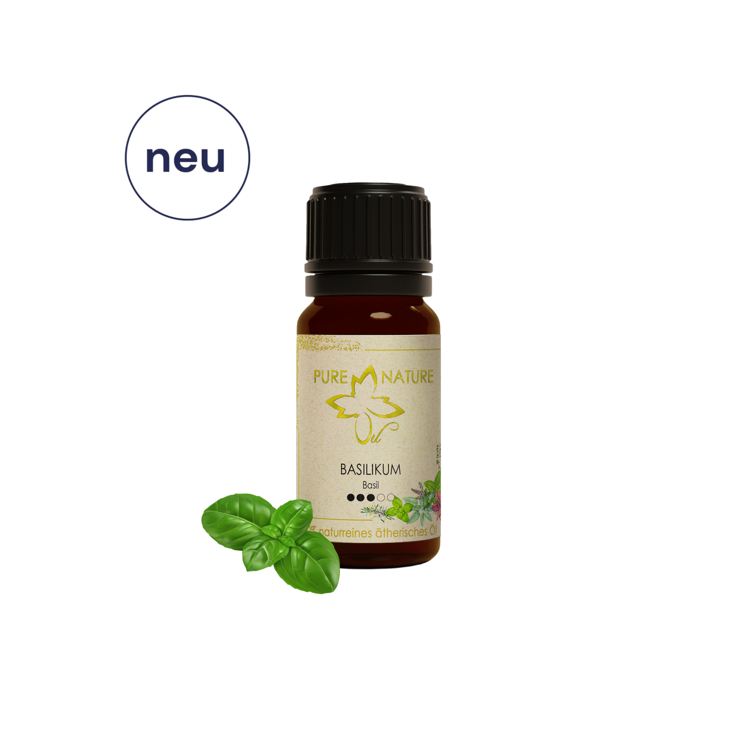 Pure Nature Oil: Ätherisches Öl Basilikum
