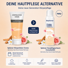 Die streichelzarte Alternative zu Körperlotion Creme - Hautpflegeschaum CremeGefühl