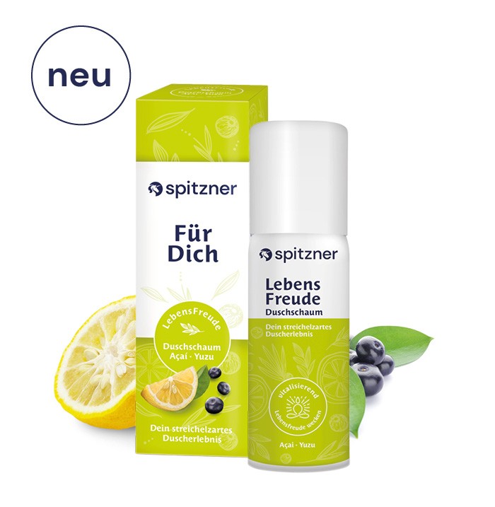 Geschenk-Verpackung Duschschaum LebensFreude